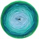 Lana Grossa SHADES OF COTTON | 102-zelen/petrolplavo/tirkiz/svjetloplav/bijela