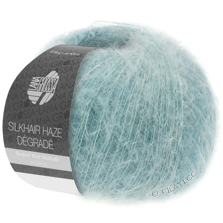 Lana Grossa SILKHAIR HAZE Dégradé | 1106-menta/petrol