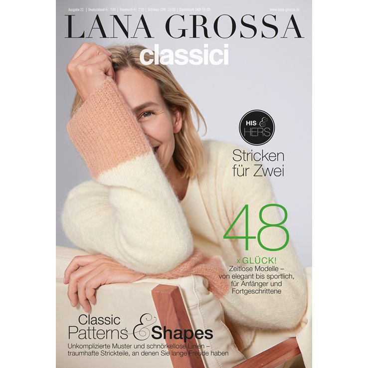 Lana Grossa Classici No. 21 - Magazin njemacki + instrukcije franzuski