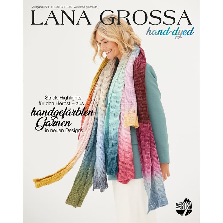 HAND-DYED No. 3 - Magazin njemacki + instrukcije engleski od Lana Grossa