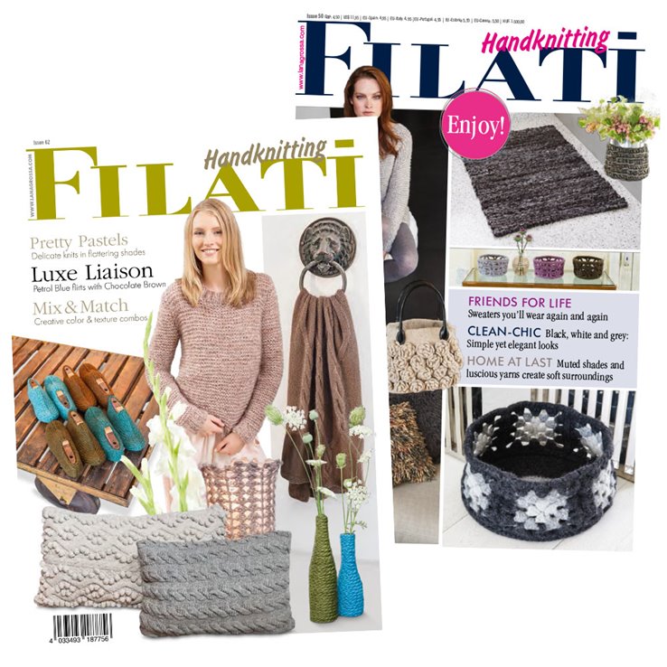FILATI Handknitting No. 50+62 - Magazin + instrukcije engleski od Lana Grossa