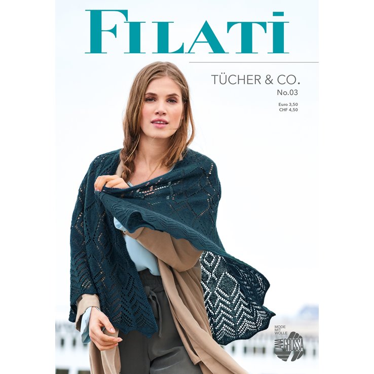 Lana Grossa FILATI Tücher & Co. No. 3 -Instrukcije engleski