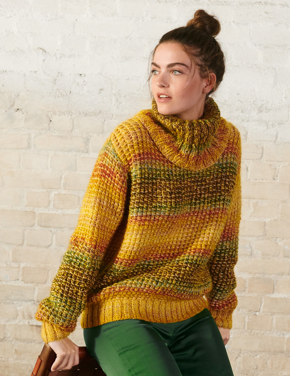 Lana Grossa PULLI IM STRUKTURMUSTER Mia/Gioia