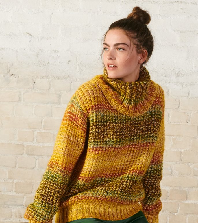 Lana Grossa PULLI IM STRUKTURMUSTER Mia/Gioia