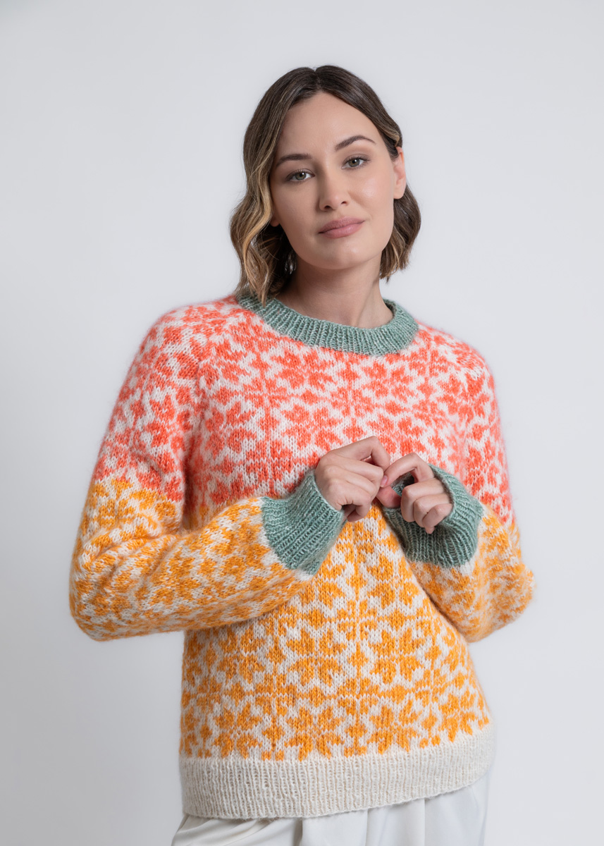 Lana Grossa NORWEGERPULLI Natural Alpaca Pelo