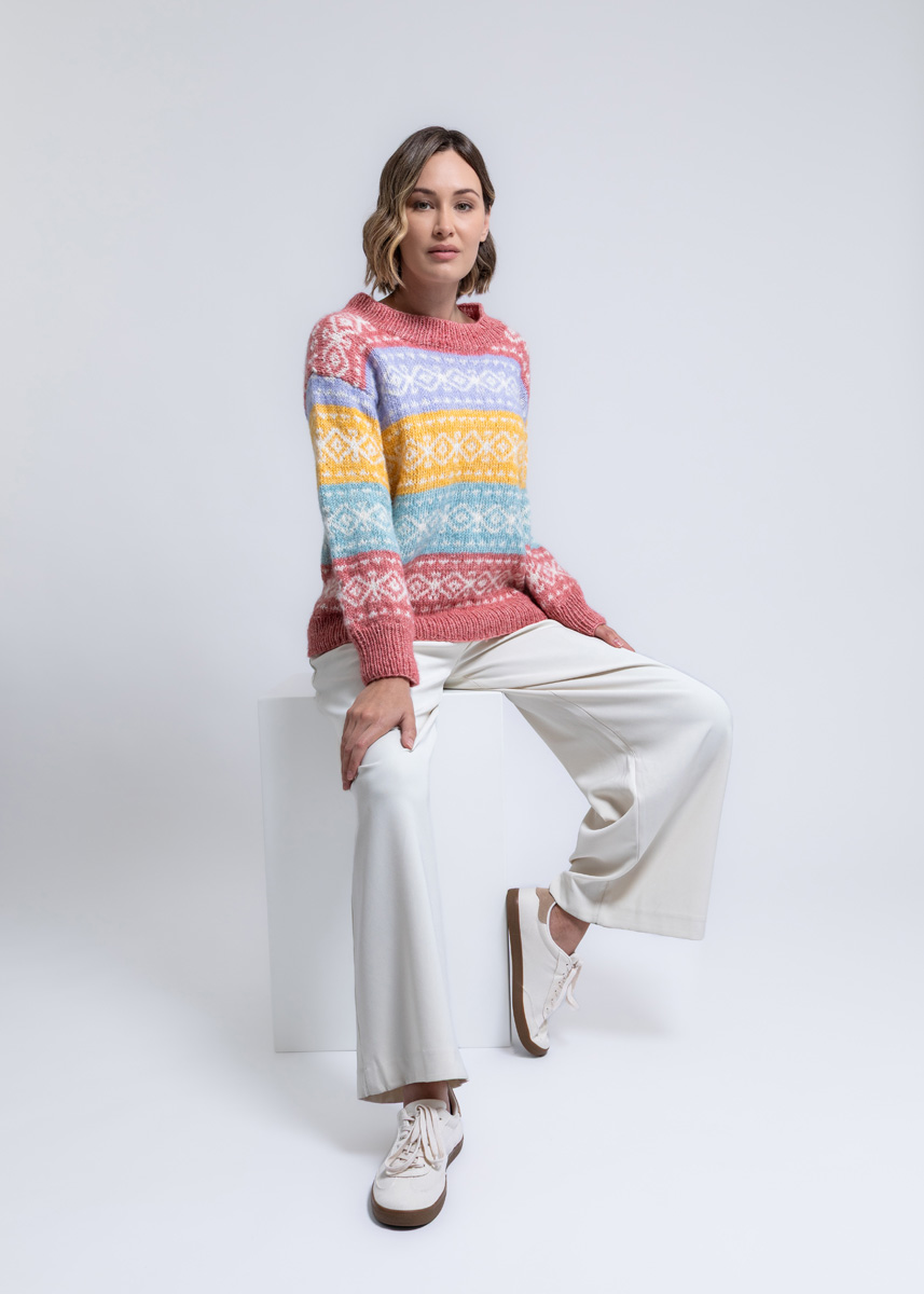 Lana Grossa NORWEGERPULLI Natural Alpaca Pelo