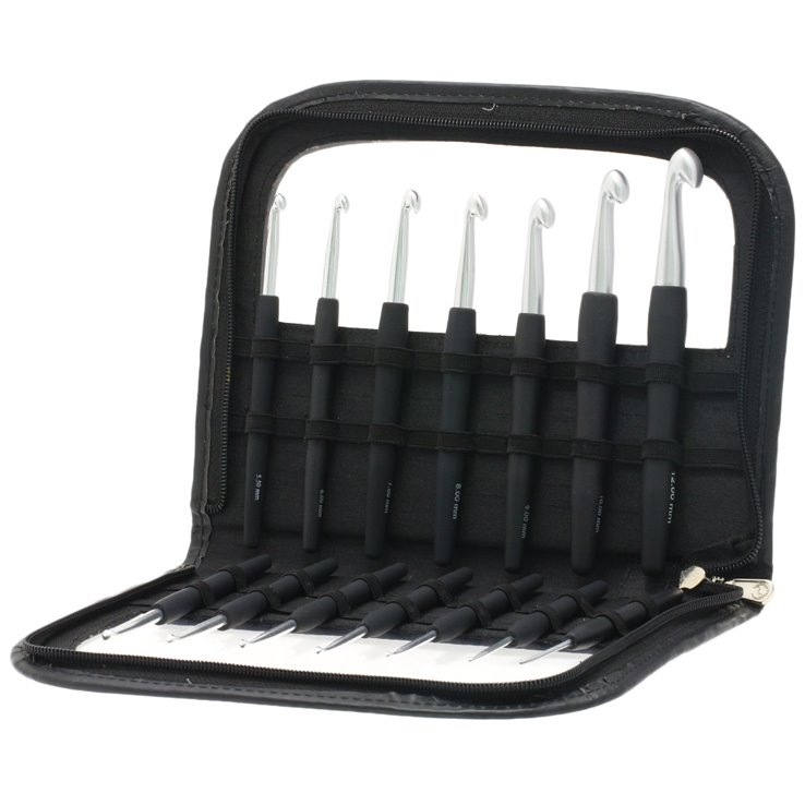 Lana Grossa Vuneni kuke postavljen aluminij s mekim prianjanjem