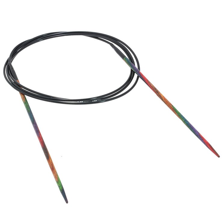 Lana Grossa Kružne igle za pletenje, drvo, raznobojno, veličine 2,5 / 100 cm