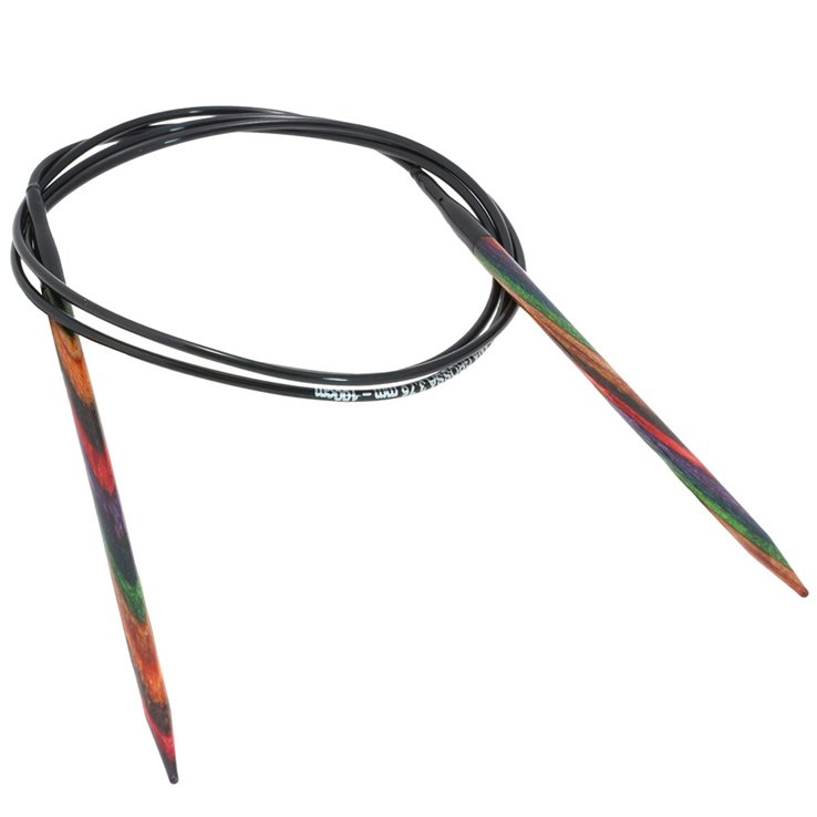 Lana Grossa Dizajn kružne igle za pletenje-drvo višebojna veličina 3,75 / 100cm