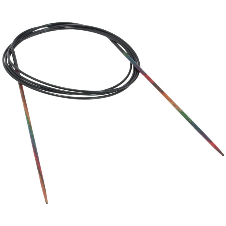 Lana Grossa Kružne igle za pletenje, drvo, raznobojno, veličine 2,0 / 120 cm