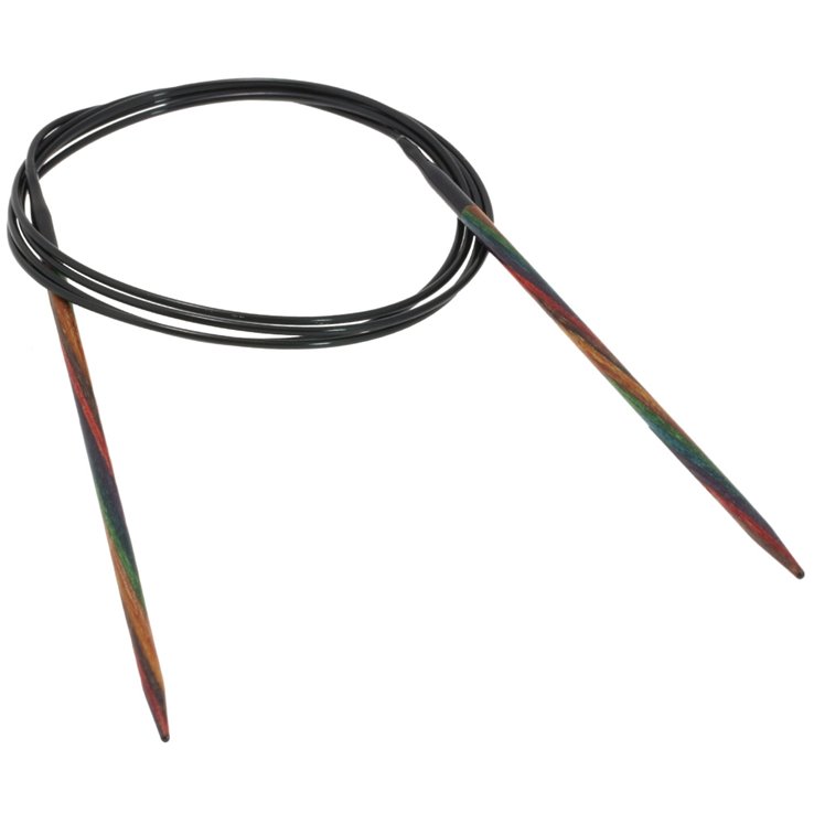 Lana Grossa Kružne igle za pletenje, drvo, raznobojno, veličine 3,0 / 120 cm