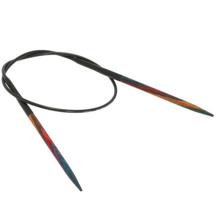 Lana Grossa Kružne igle za pletenje, drvo, raznobojno, veličine 4,0 / 40 cm