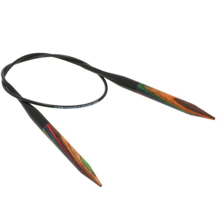 Lana Grossa Kružna igla za pletenje-drvo u više boja 6.0 / 40cm