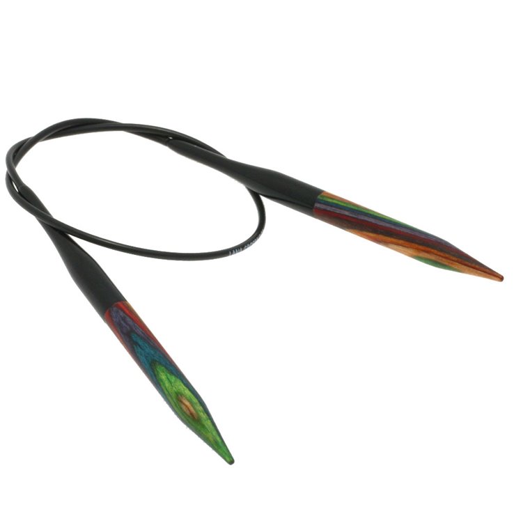 Lana Grossa Kružna igla za pletenje-drvo u više boja 6.5 / 40cm