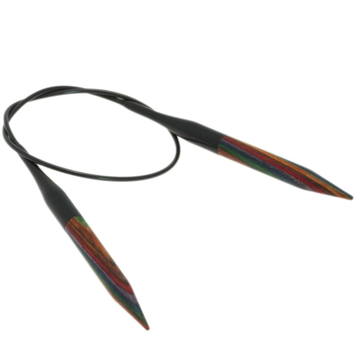 Lana Grossa Kružna igla za pletenje-drvo u više boja 7,0 / 40 cm