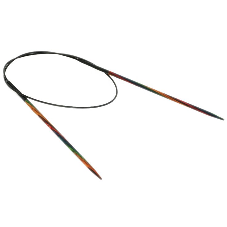 Lana Grossa Dizajn kružne igle za pletenje-drvo višebojna veličina 3,25 / 60 cm