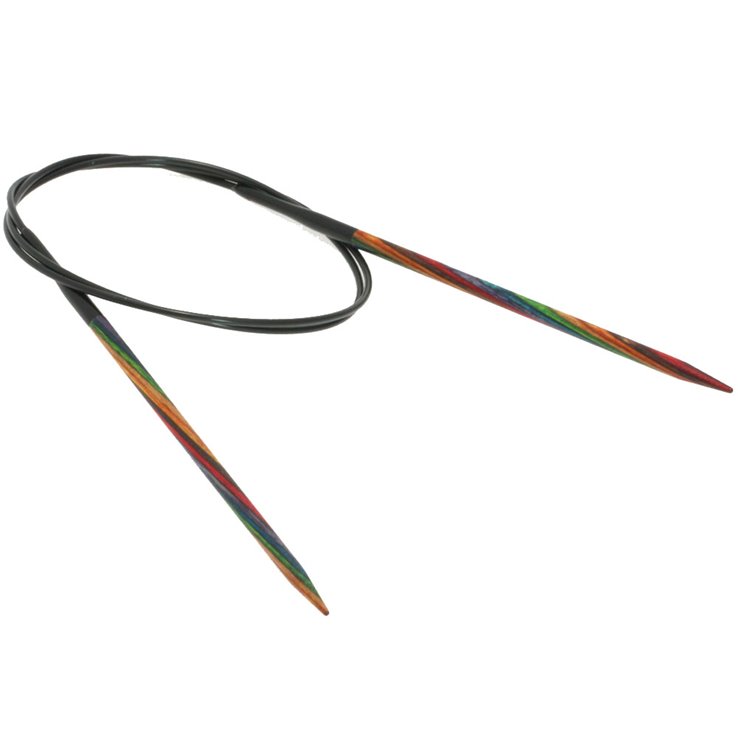 Lana Grossa Kružne igle za pletenje, drvo, raznobojno, veličine 4,0 / 80 cm