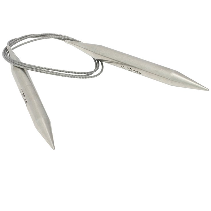 Lana Grossa Kružna igla za pletenje od nehrđajućeg čelika veličine 12,0 / 100cm