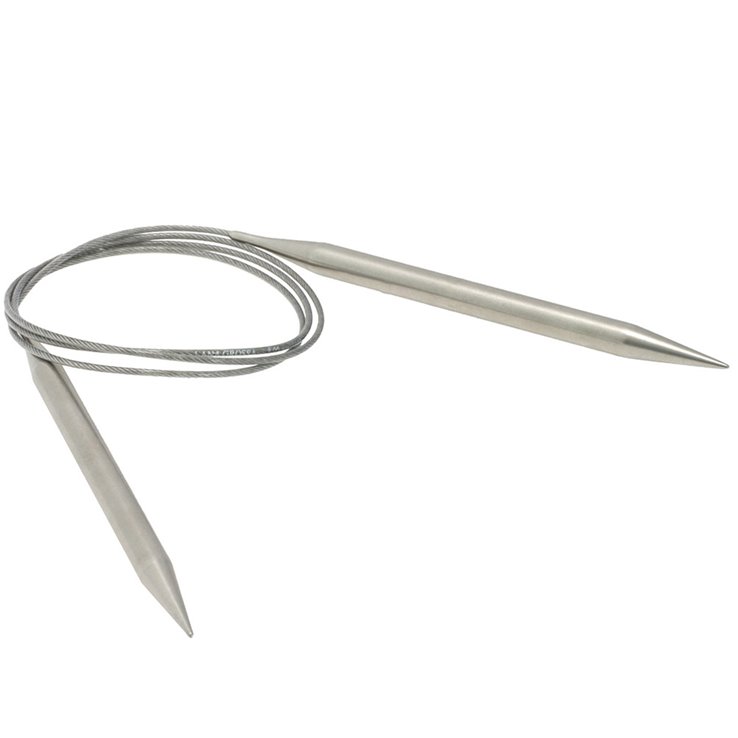 Lana Grossa Kružna igla za pletenje od nehrđajućeg čelika veličine 8,0 / 100cm