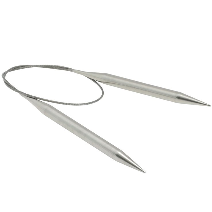 Lana Grossa Kružna igla za pletenje od nehrđajućeg čelika veličine 9,0 / 60cm