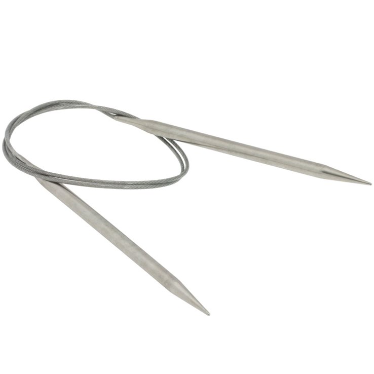Lana Grossa Kružna igla za pletenje od nehrđajućeg čelika veličine 6,5 / 80cm