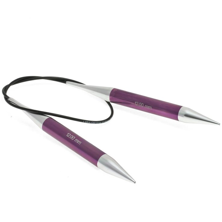 Lana Grossa Kružna igla aluminijska Rainbow St. 12.0 / 60 cm