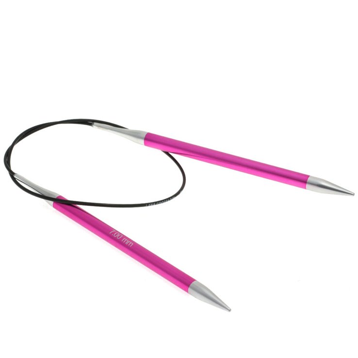 Lana Grossa Kružna igla aluminijska Rainbow St. 7.0 / 60cm