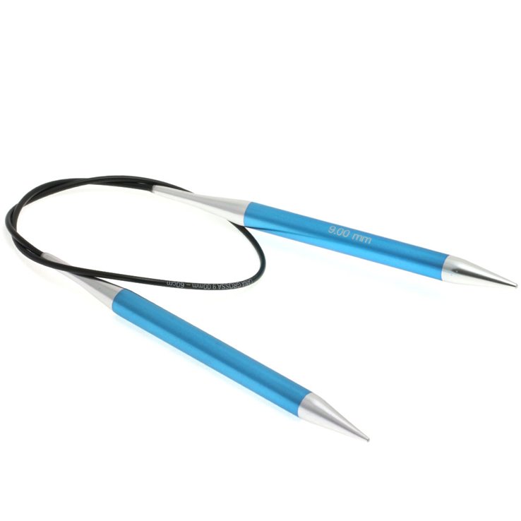 Lana Grossa Kružna igla aluminijska Rainbow St. 9.0 / 60 cm