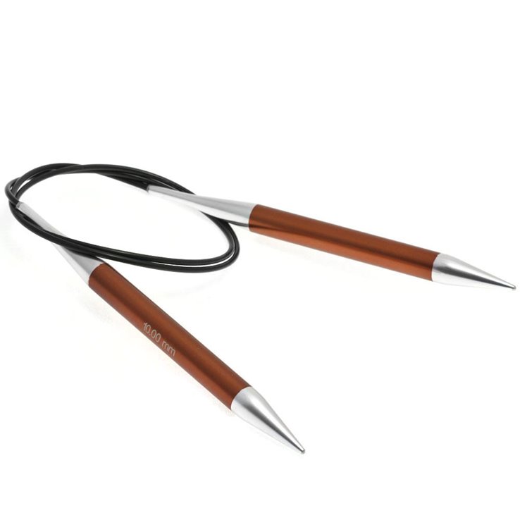 Lana Grossa Kružna igla aluminijska Rainbow St. 10.0 /100 cm