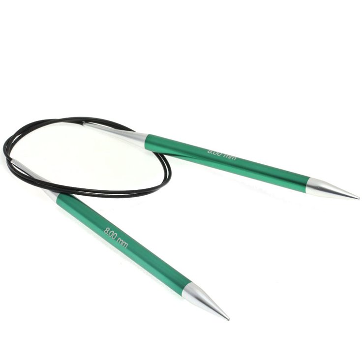 Lana Grossa Kružna igla aluminijska Rainbow St. 8.0 /100 cm