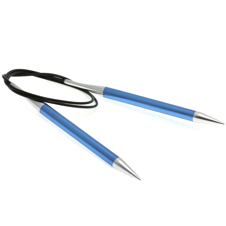 Lana Grossa Kružna igla aluminijska Rainbow St. 9.0 / 80cm